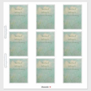 'Kansas' boekenplaat Sticker