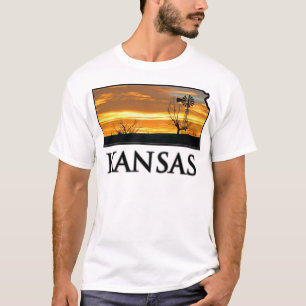 Kansas Boerderij Windmill T-shirt