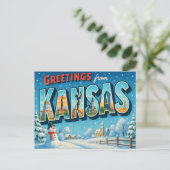KANSAS Briefkaart (Staand voorkant)