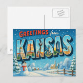 KANSAS Briefkaart (Voorkant / Achterkant)