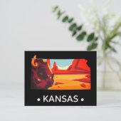 Kansas Briefkaart (Staand voorkant)