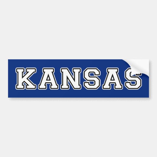 Kansas Bumpersticker (Voorkant)
