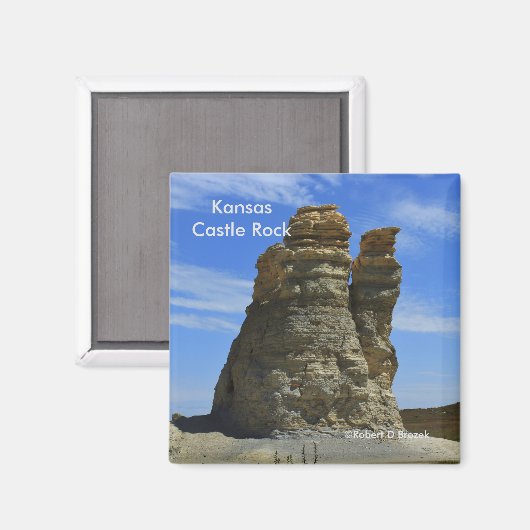 Kansas Castle Rock MAGNET (Recto/Verso)