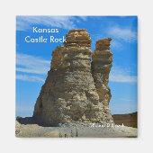 Kansas Castle Rock MAGNET (Devant)