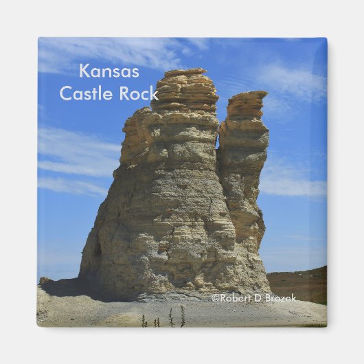 Kansas Castle Rock MAGNET (Devant)