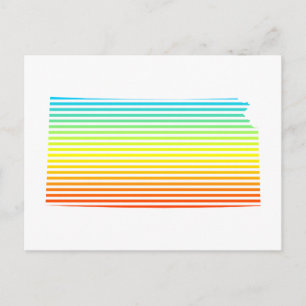 kansas chill fade briefkaart
