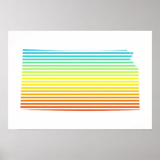 kansas chill fade poster (Voorkant)