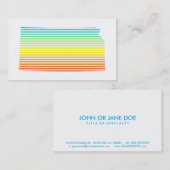 kansas chill fade visitekaartje (Voorkant / Achterkant)