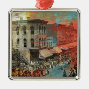 Kansas City 1886 Circus Parade Metalen Ornament