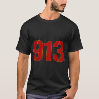 Kansas City 913 rood goud T-shirt