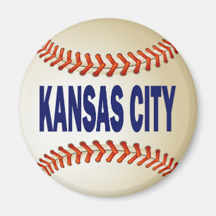 KANSAS CITY BASEBALL MAGNEET