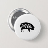 Kansas City BBQ _1 Ronde Button 5,7 Cm (Voorkant /achterkant)