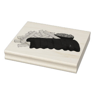 Kansas City BBQ Barbecue Reserveribben Rib Cookoff Rubberstempel