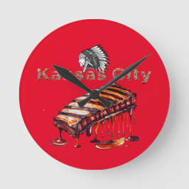 Kansas City - BBQ Ribs en Indian Chief Ronde Klok