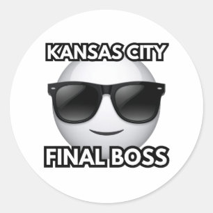 Kansas City Boss Final Émoji Autocollant Cool