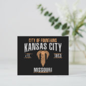 Kansas City Briefkaart (Staand voorkant)