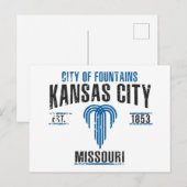Kansas City Briefkaart (Voorkant / Achterkant)