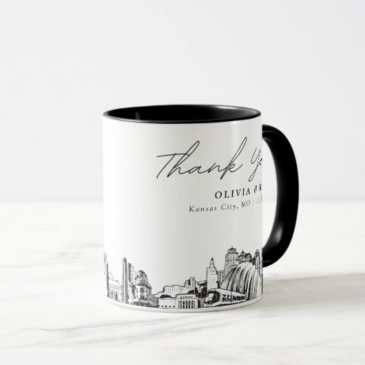 Kansas City Bruiloft Minimale aangepaste koffie Mo Mok (Voorkant rechts)