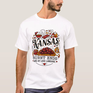 Kansas City Burnt Ends Love Language T-shirt