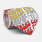 Kansas City Chiefs Kleuren Stropdas Suits (Opgerold)