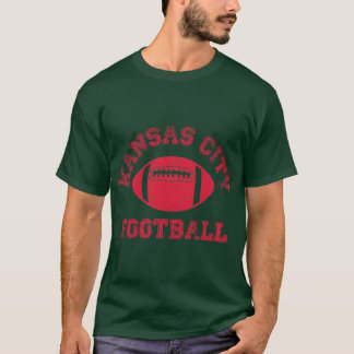 Kansas City Distressed Pro Footballeam retro T-shirt