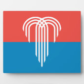 Kansas City Flag Plaque Fotoplaat (Voorkant)