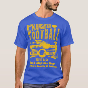 Kansas City Football Est 1960 Tomahawk  Gol T-shirt