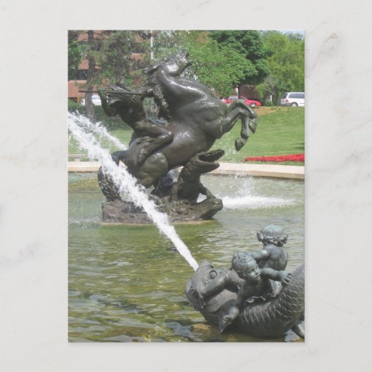 Kansas City Fountain Briefkaart (Voorkant)