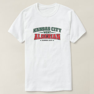 Kansas City ging Algerijnse zomer 2026 T-shirt