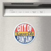 Kansas City  Label Magneet (Insitu (Vaatwasser))