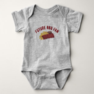 Kansas City Memphis Future BBQ Fan Barbecue Ribs Romper
