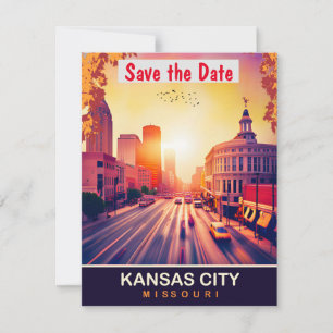 Kansas City, Missouri, Carte Postale de Voyage, 