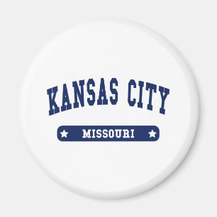 Kansas City Missouri College Style tee shirts Magneet