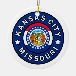 Kansas City Missouri Keramisch Ornament