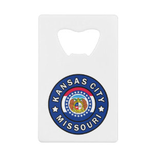 Kansas City Missouri Kredietkaart Flessenopener