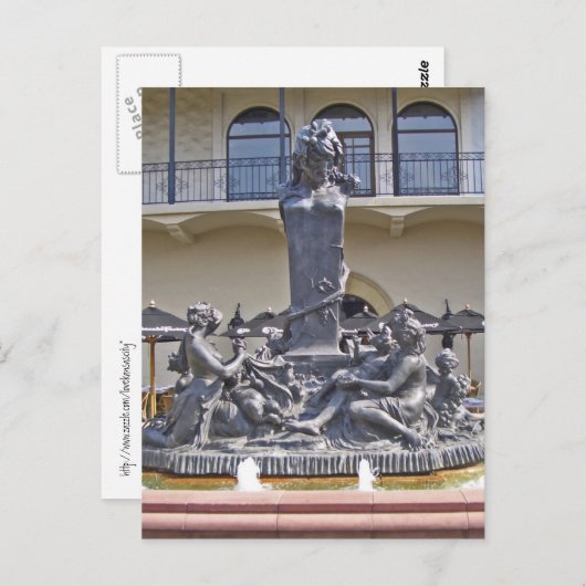 Kansas City, Missouri Plaza fontain Briefkaart (Voorkant / Achterkant)