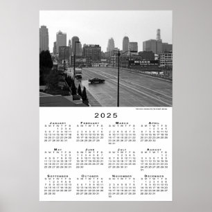 Kansas City, Missouri Skyline 2025 Kalender Poster