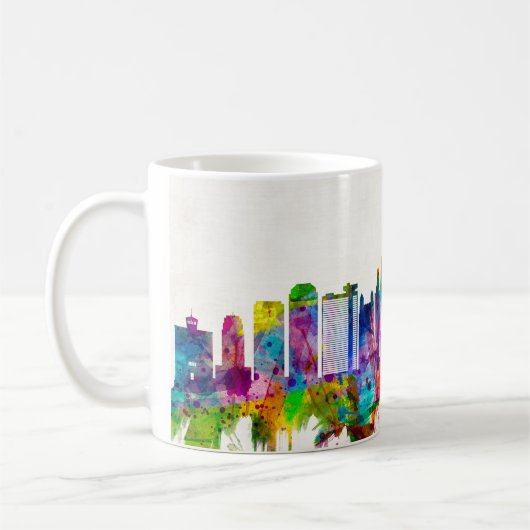 Kansas City Missouri Skyline Koffiemok (Links)