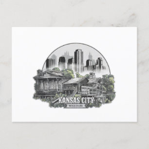 Kansas City Missouri Verenigde Staten Briefkaart