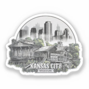 Kansas City Missouri Verenigde Staten Sticker