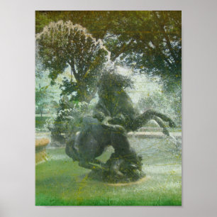 Kansas City Plaza Horse Poster