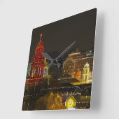 Kansas City Plaza lights Vierkante Klok (Hoek)