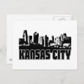 Kansas City Skyline Briefkaart (Voorkant / Achterkant)