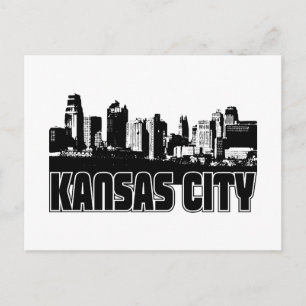 Kansas City Skyline Briefkaart