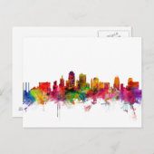 Kansas City Skyline Briefkaart (Voorkant / Achterkant)