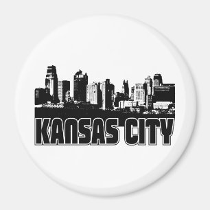 Kansas City Skyline Magneet