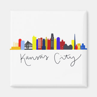 Kansas City Skyline Magneet