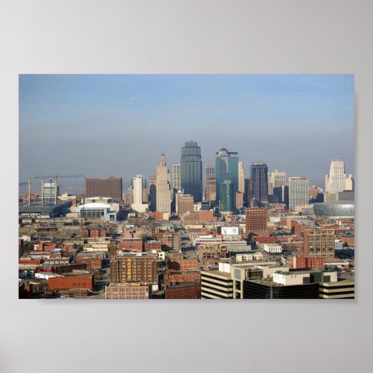Kansas City Skyline Poster (Voorkant)