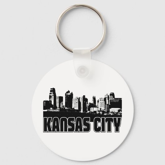 Kansas City Skyline Sleutelhanger (Voorkant)