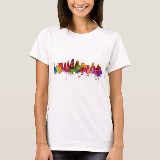 Kansas City Skyline T-shirt (Voorkant)